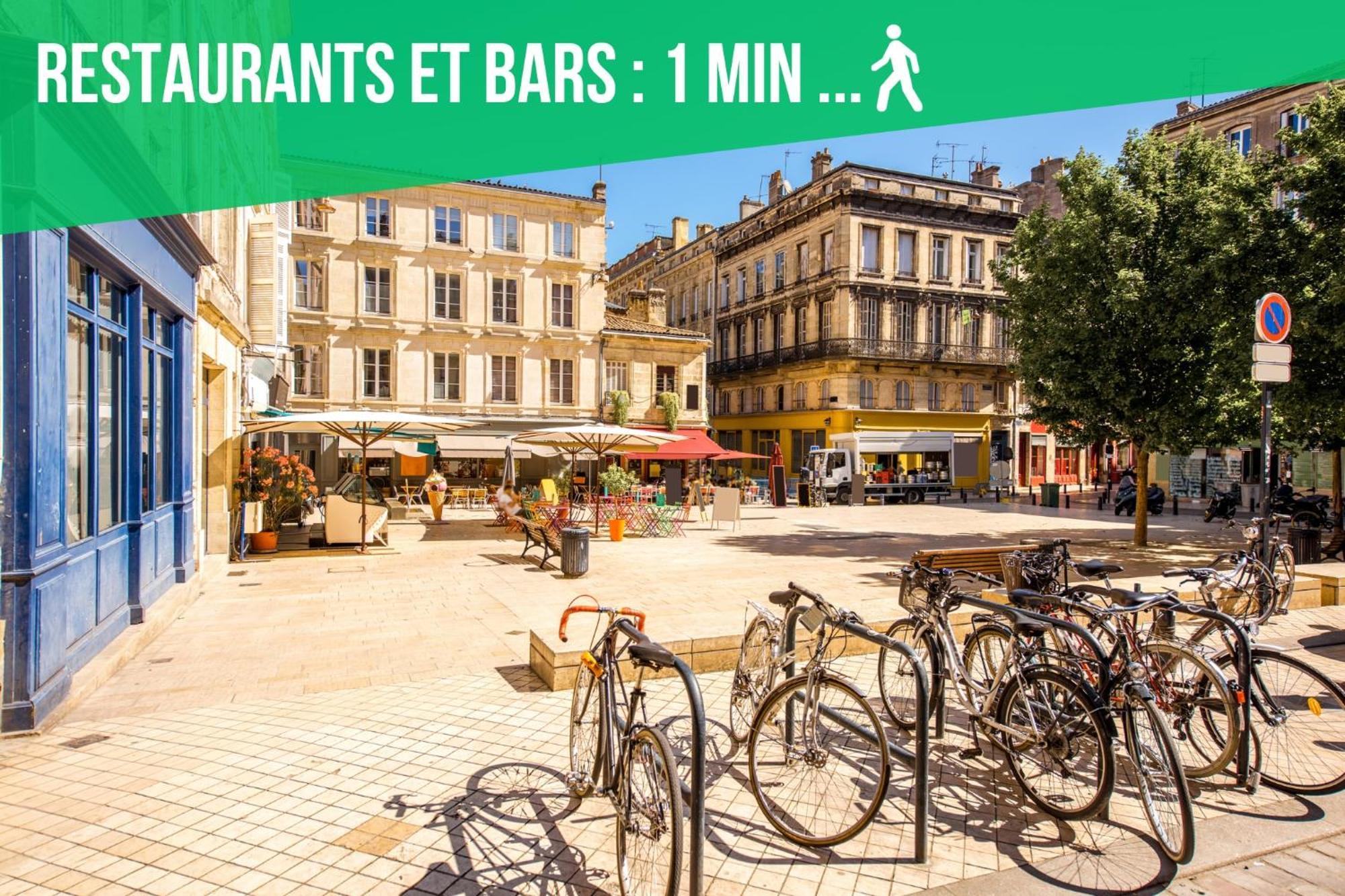 Free Parking - Self Checkin - Wifi - Netflix - City Center - Le Coste By Superbordeaux Luaran gambar